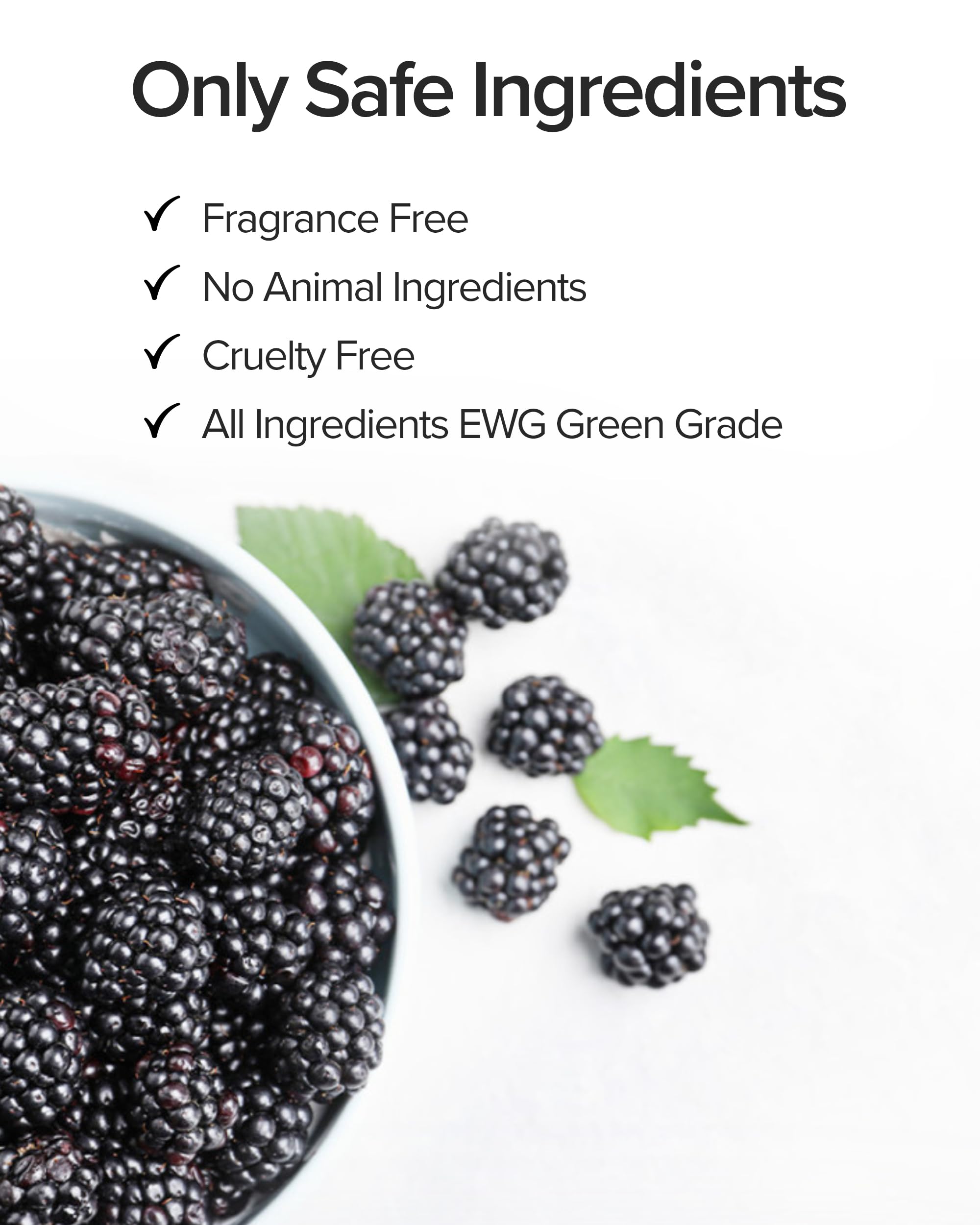 Idebenone Blackberry Intense Hydration Cream - Advanced Skin Barrier Strengthening Face Moisturizer with Niacinamide, Ceramide, and Hyaluronic Acid for Deep Moisture and Antioxidant, 3.52 oz.